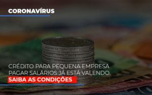 Credito Para Pequena Empresa Pagar Salarios Ja Esta Valendo Notícias E Artigos Contábeis - Terceirização Financeira | Hands Financeiro